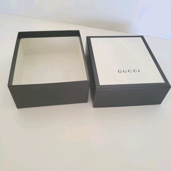 Gucci Empty Box For Wallet Small Accessories Sleeper Small 5x6x2 Black White - Picture 1 of 5
